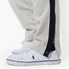 Ralph Lauren Striped Fleece Sweatpant Jogging Bottoms - Metro Heather