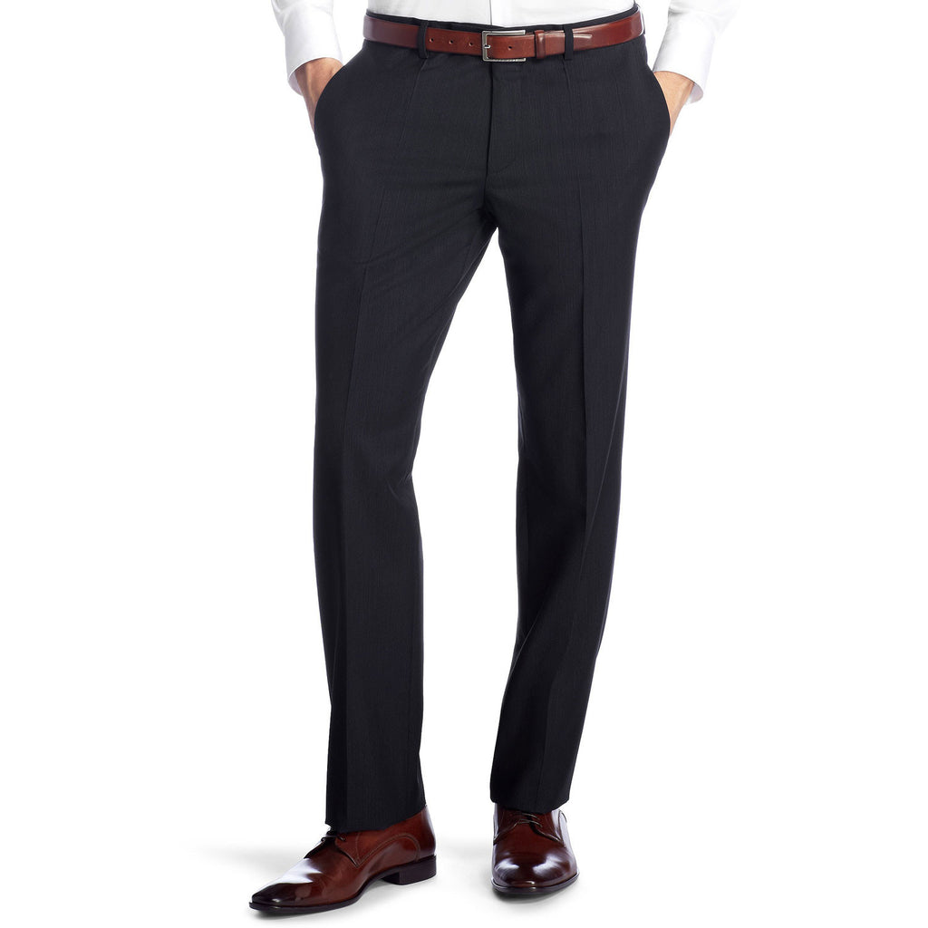 Buy AD by Arvind Men Brown Regular Fit Solid Formal Trousers - NNNOW.com
